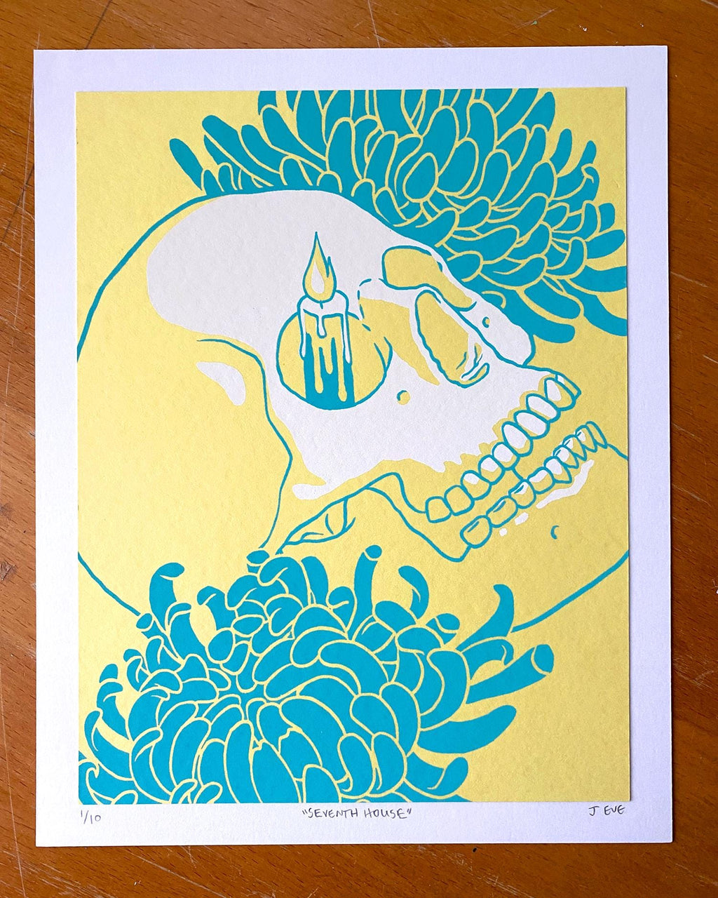 "Seventh House" Limited-Edition Screen Print