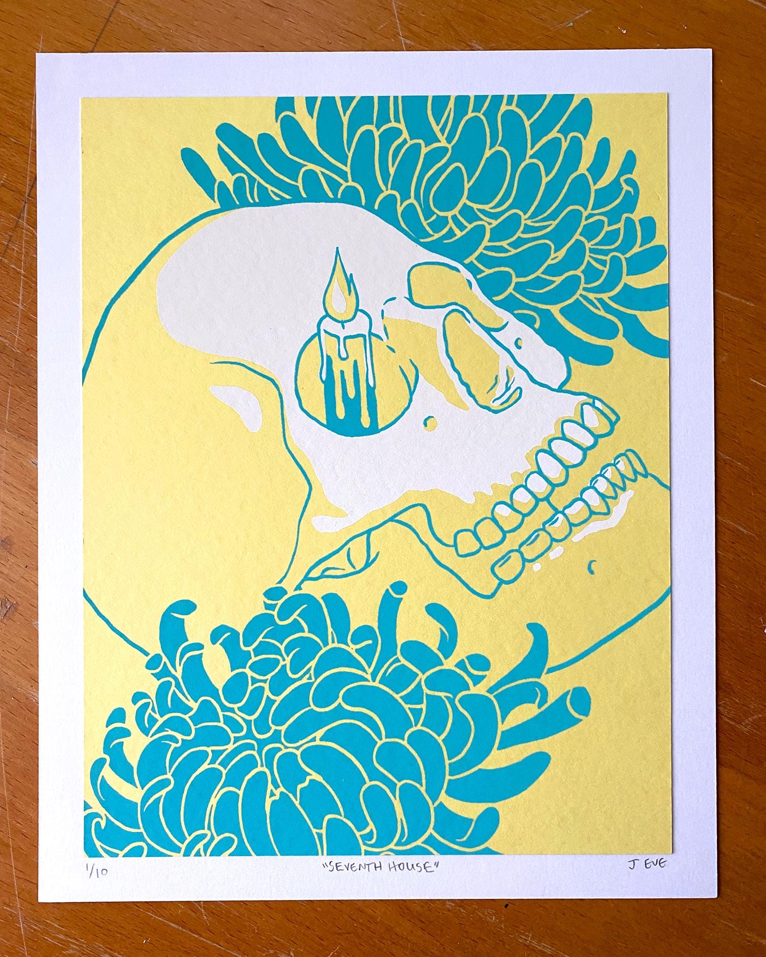 "Seventh House" Limited-Edition Screen Print