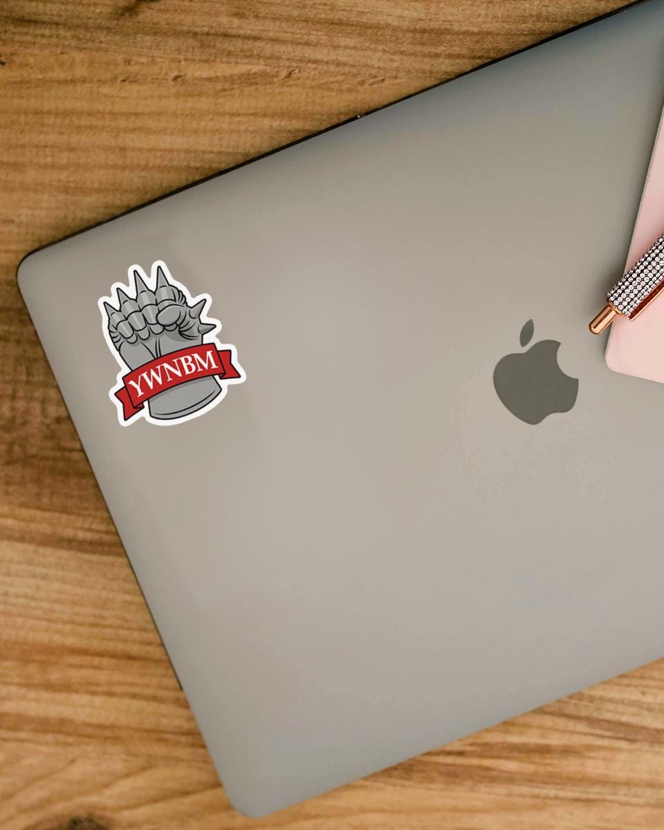 YWNBM Sticker