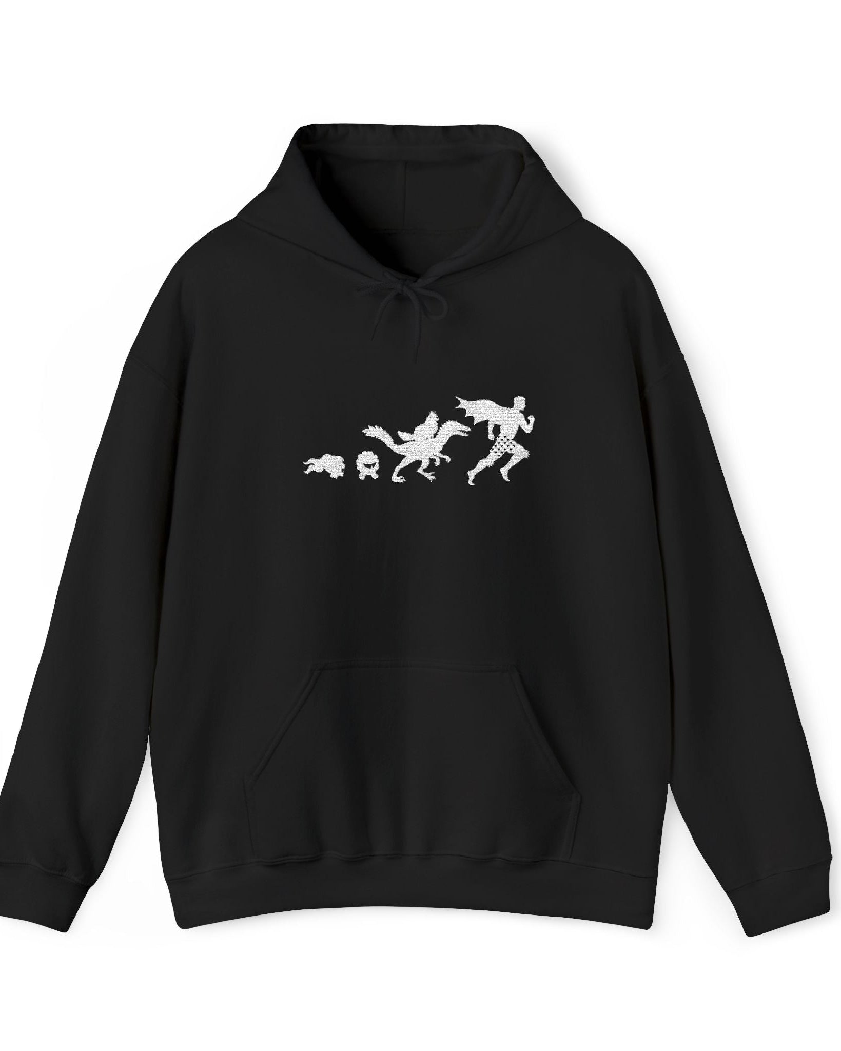 Silhouettes Embroidered Hoodie