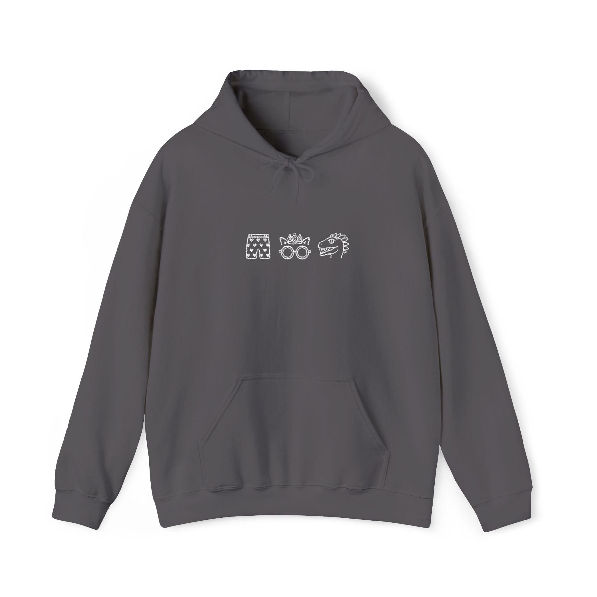Icons Embroidered Hoodie