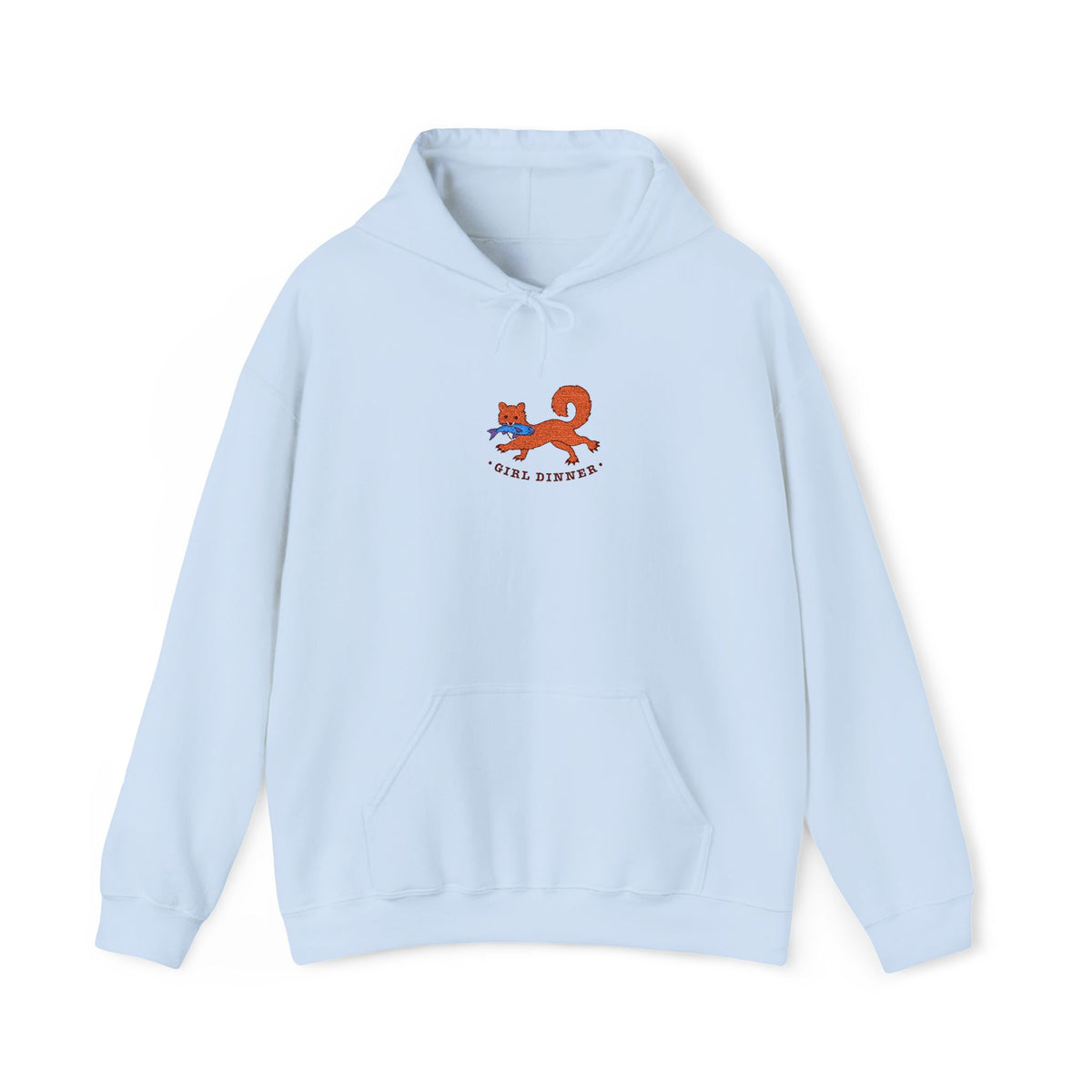 Girl Dinner Embroidered Hoodie