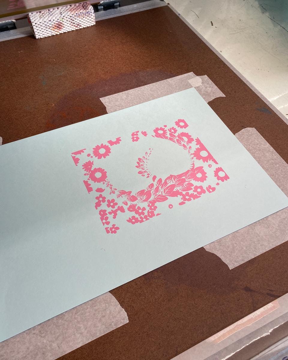 "Sleeping Mongo" Limited-Edition Screen Print