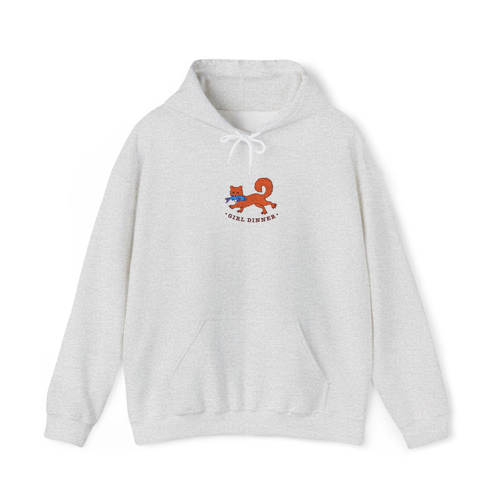 Girl Dinner Embroidered Hoodie