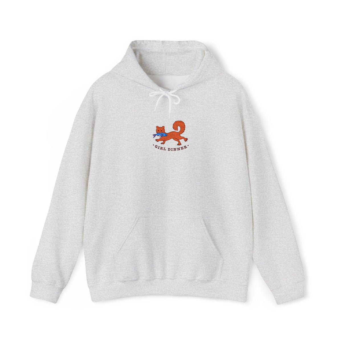 Girl Dinner Embroidered Hoodie
