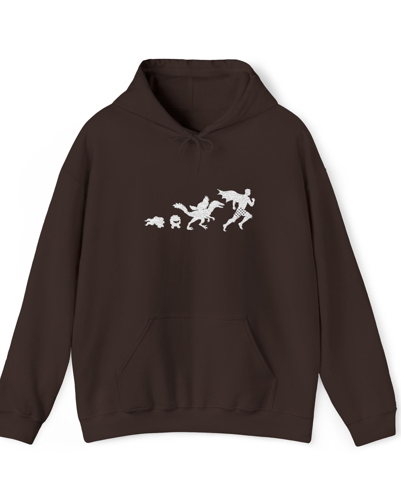 Silhouettes Embroidered Hoodie