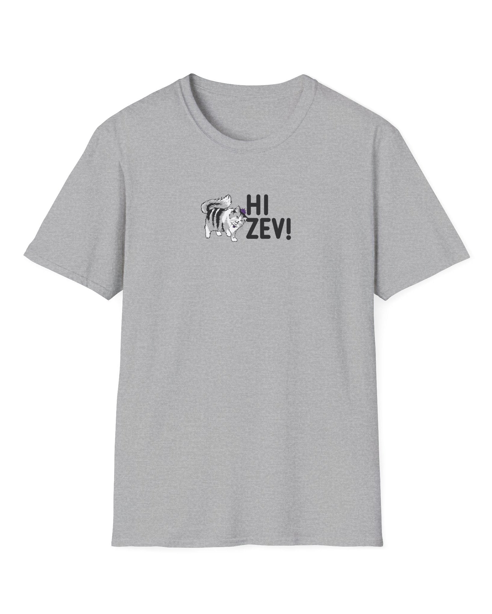Hi Zev! Hi Donut! Front and Back Tee