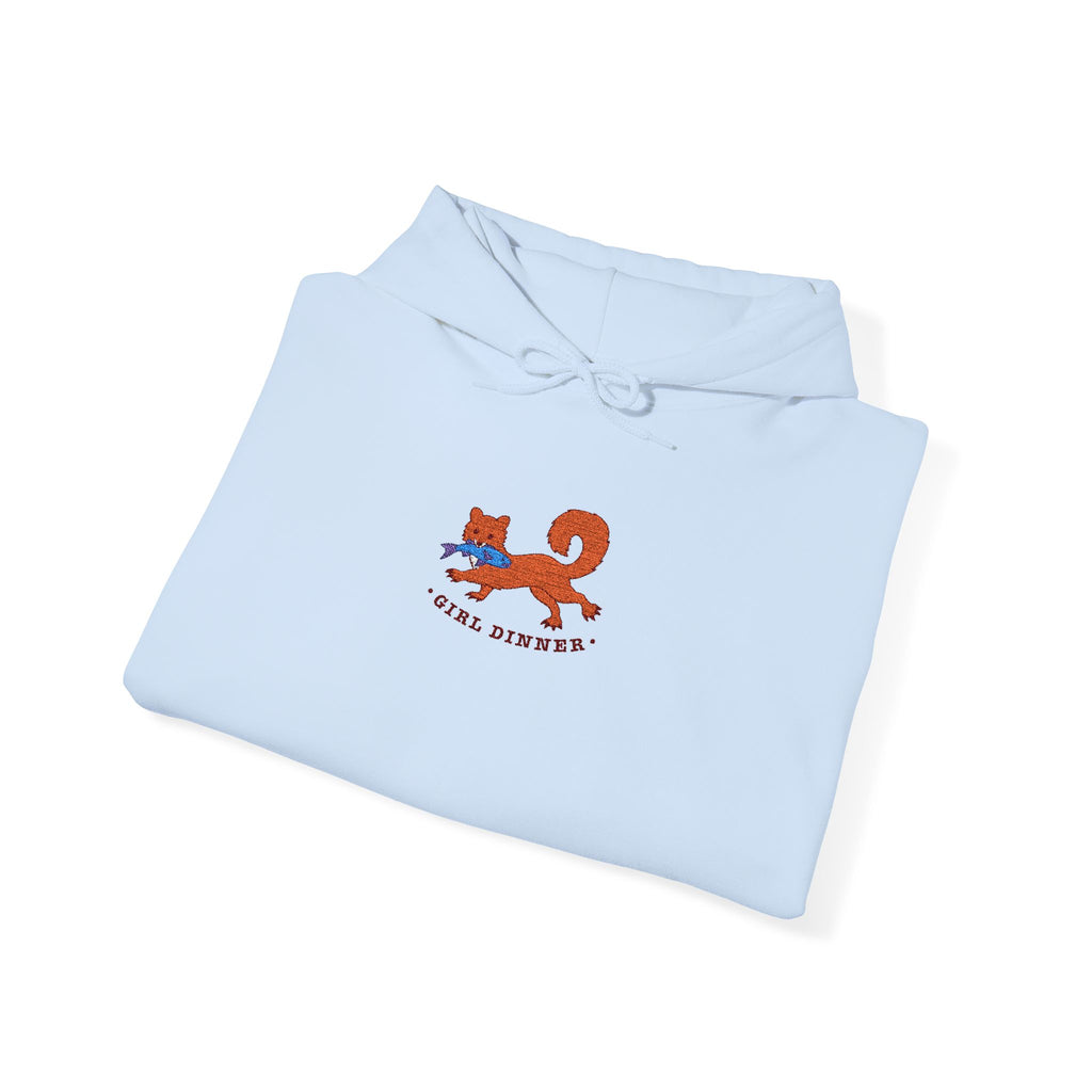 Girl Dinner Embroidered Hoodie