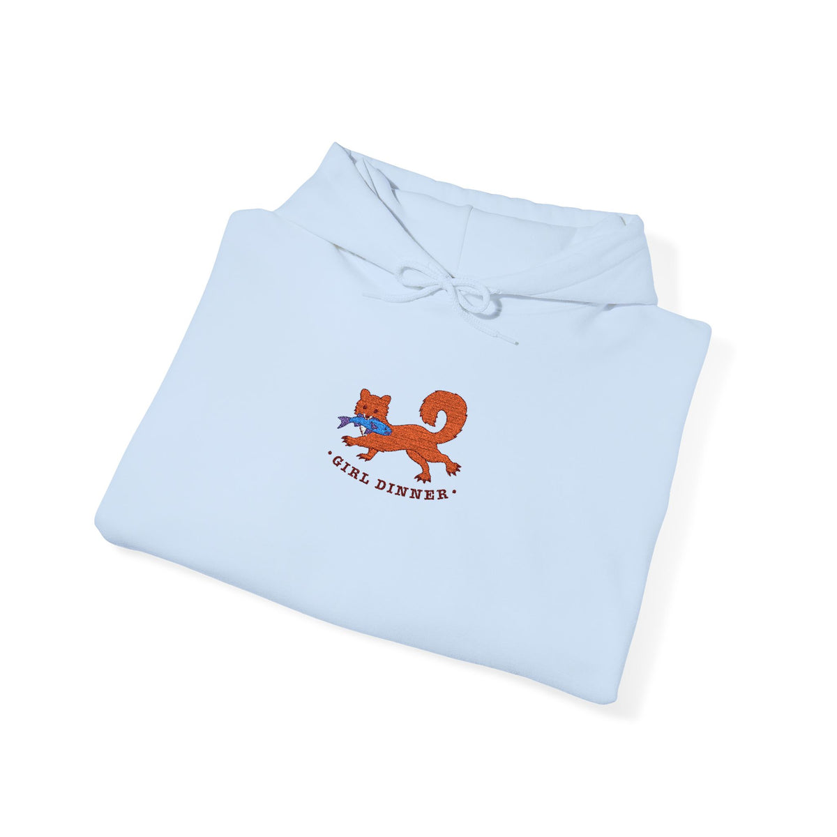 Girl Dinner Embroidered Hoodie