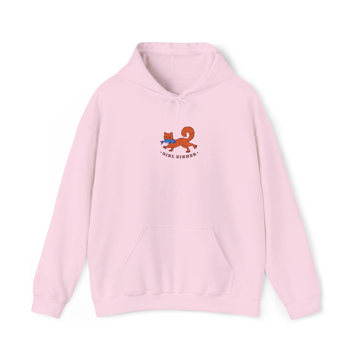 Girl Dinner Embroidered Hoodie