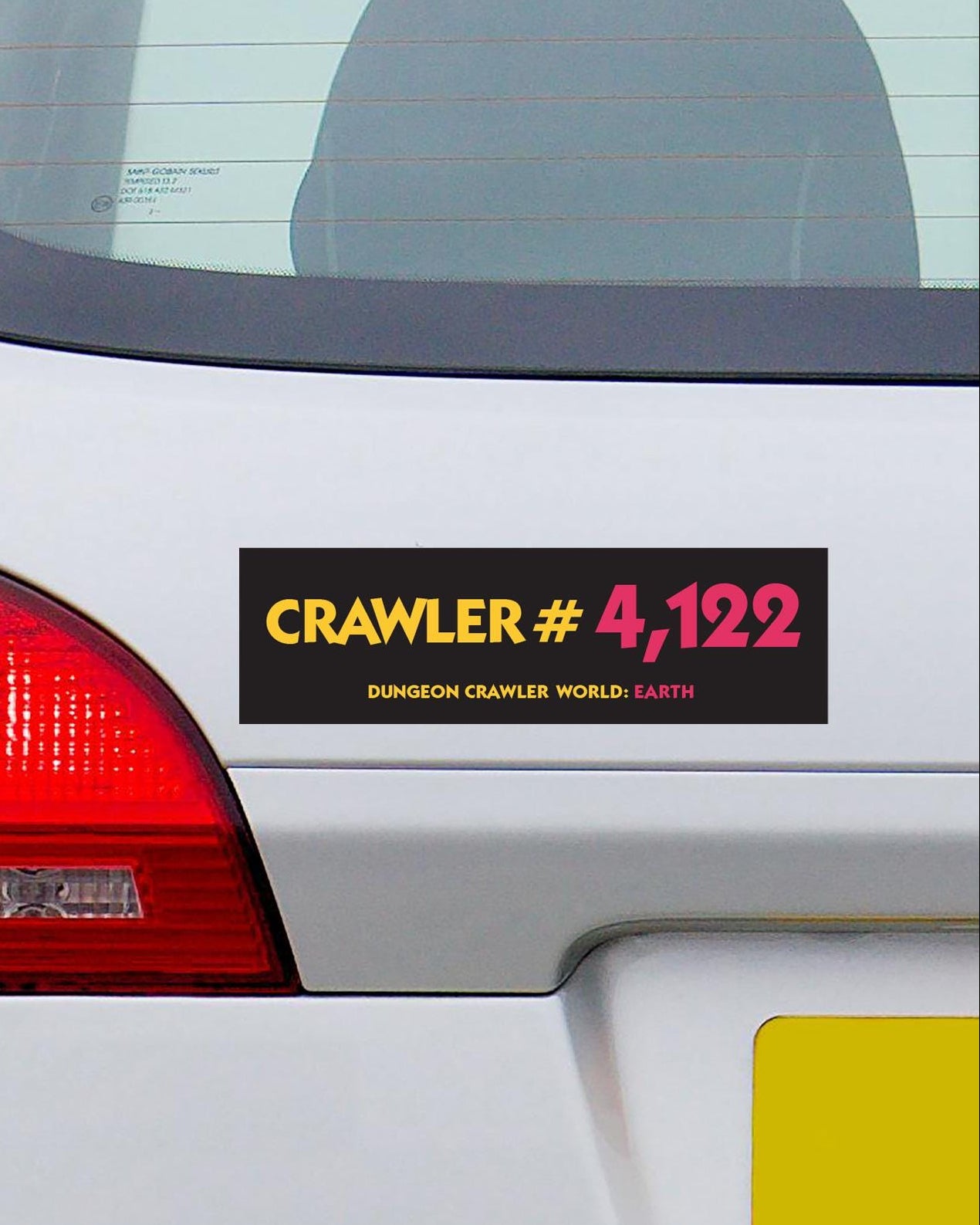 Choose Your Crawler Number Decal