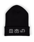 Icons Embroidered Beanie