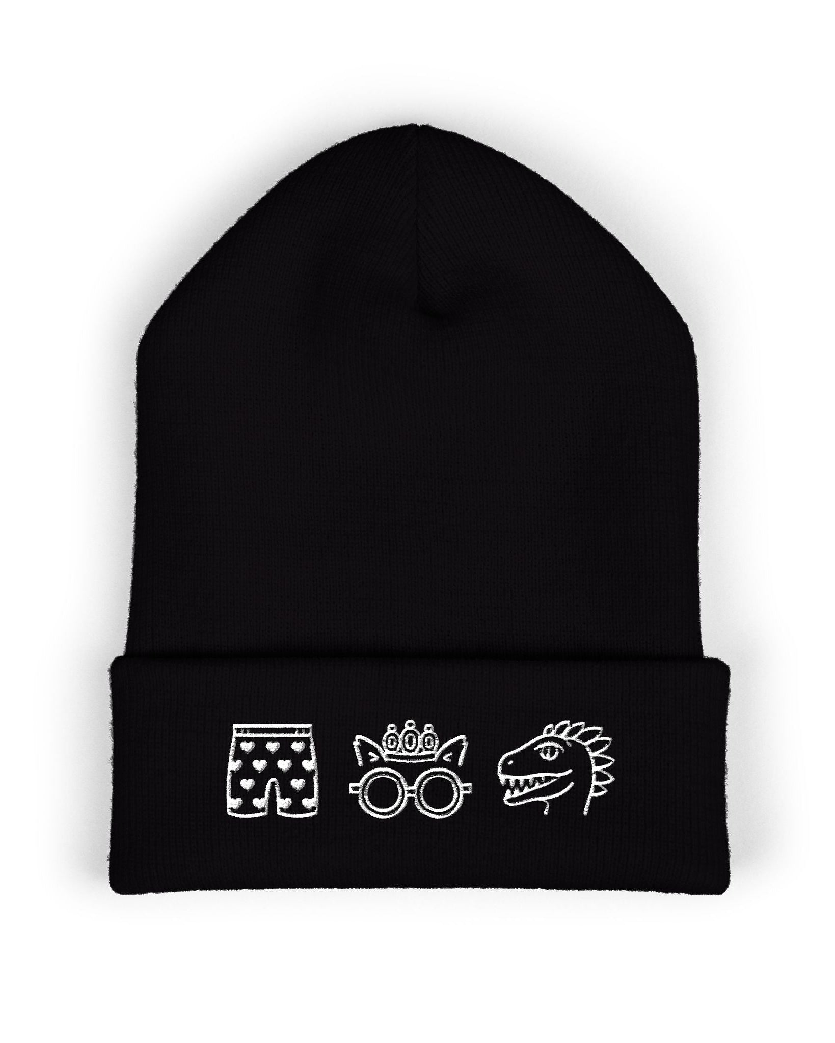 Icons Embroidered Beanie