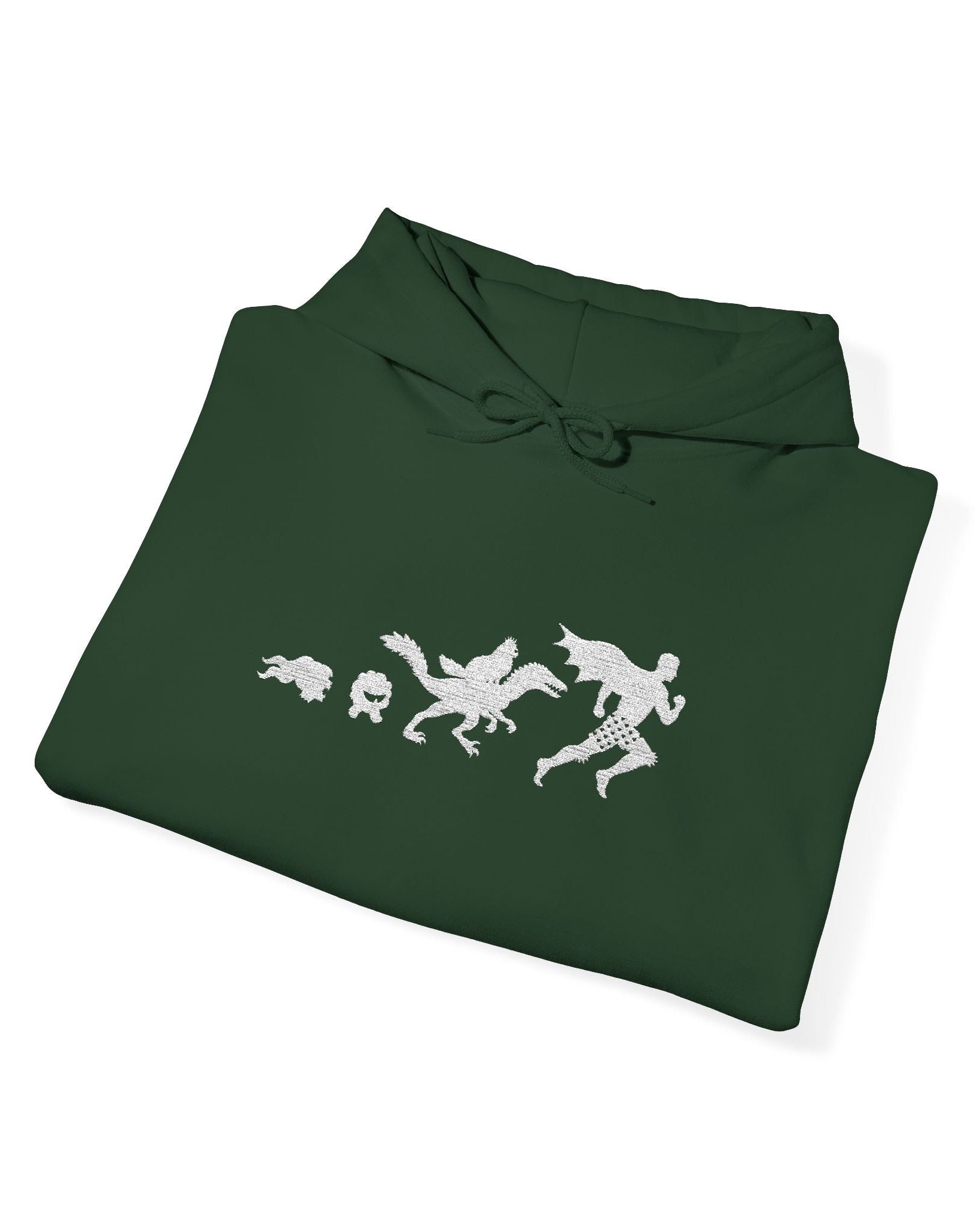 Silhouettes Embroidered Hoodie