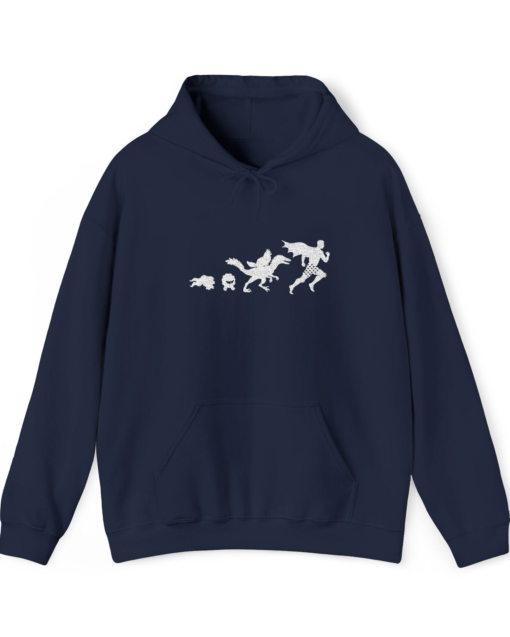 Silhouettes Embroidered Hoodie