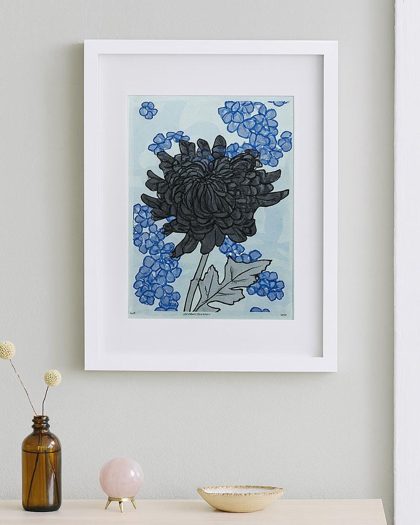 "Forget-Me-Not" Limited-Edition Screen Print