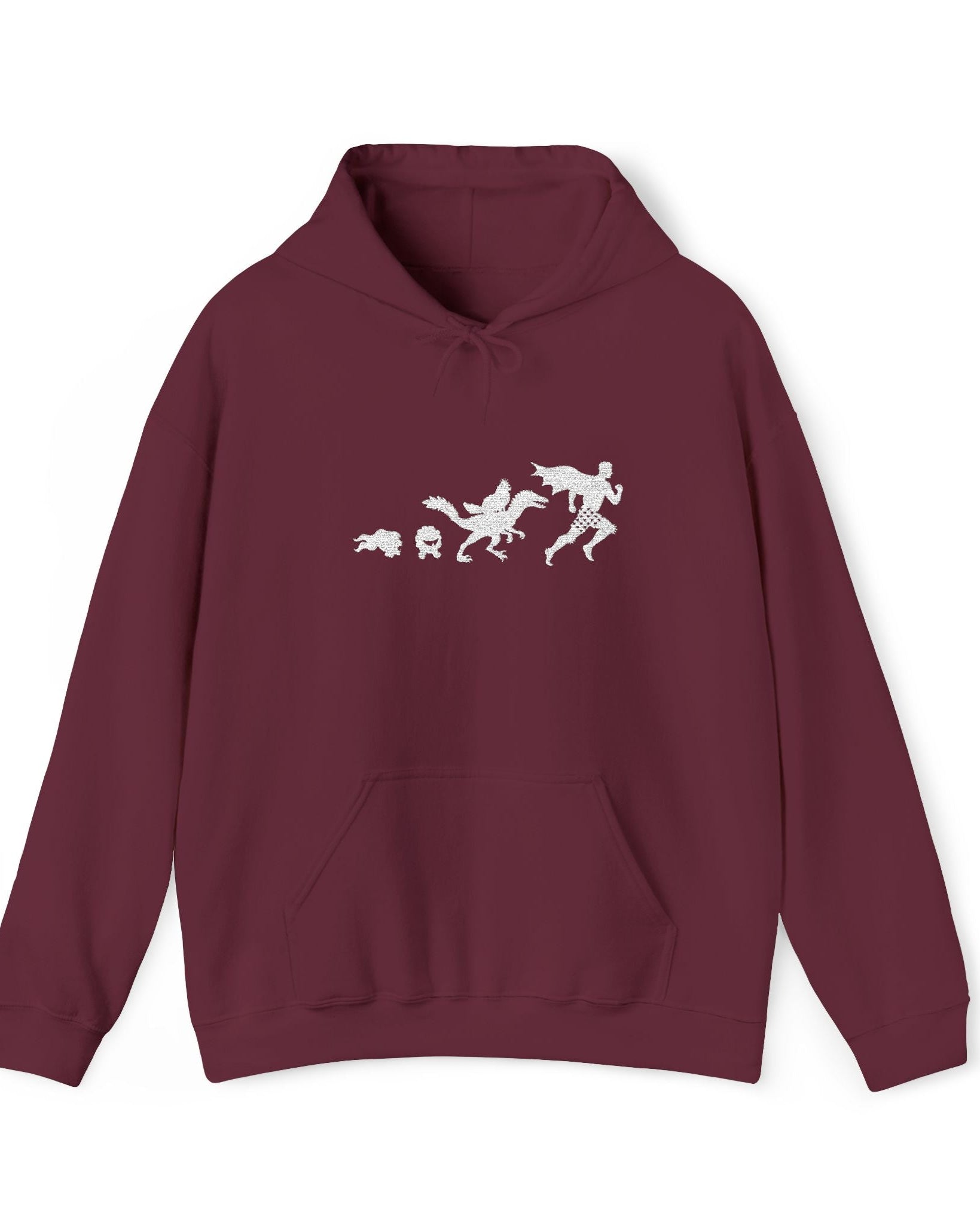 Silhouettes Embroidered Hoodie