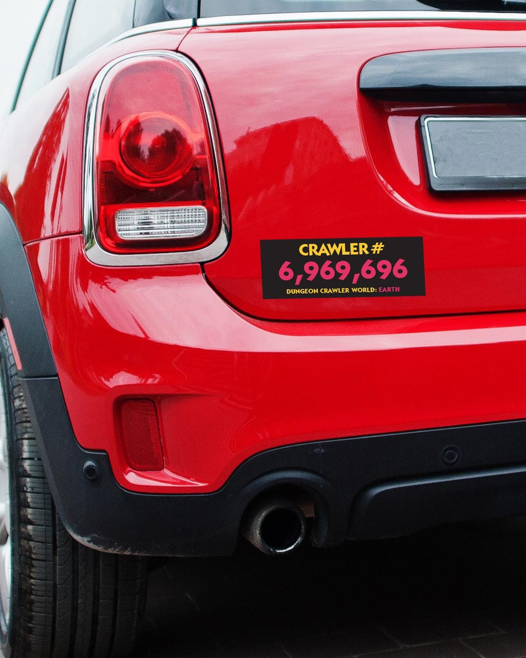 Choose Your Crawler Number Decal