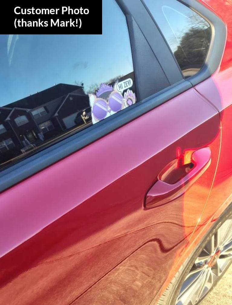 Hi Zev! Color Decal