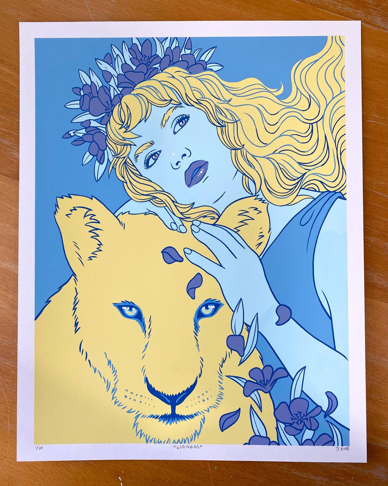 "Lioness" Limited-Edition Screen Print