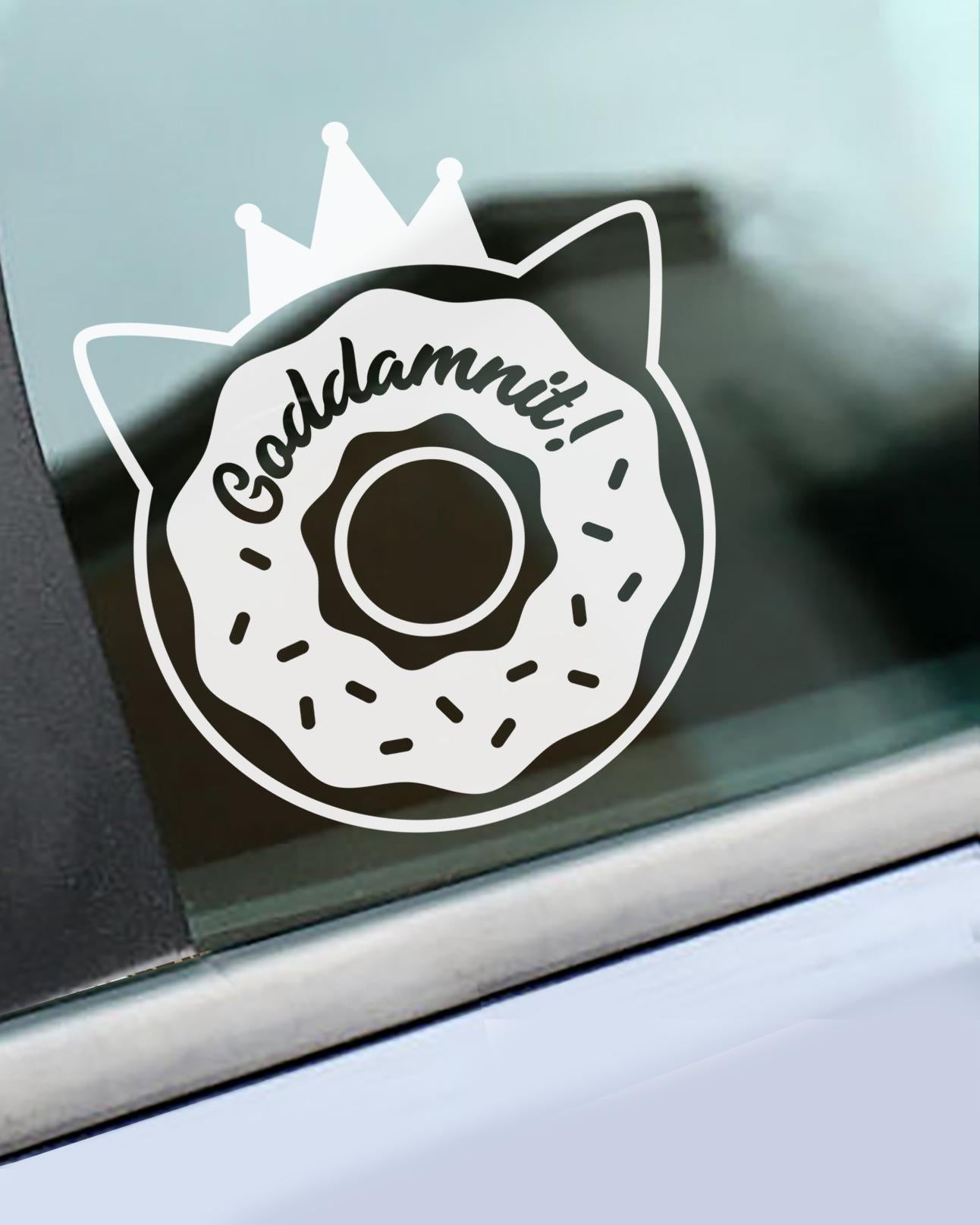 Goddamnit Donut! Decal
