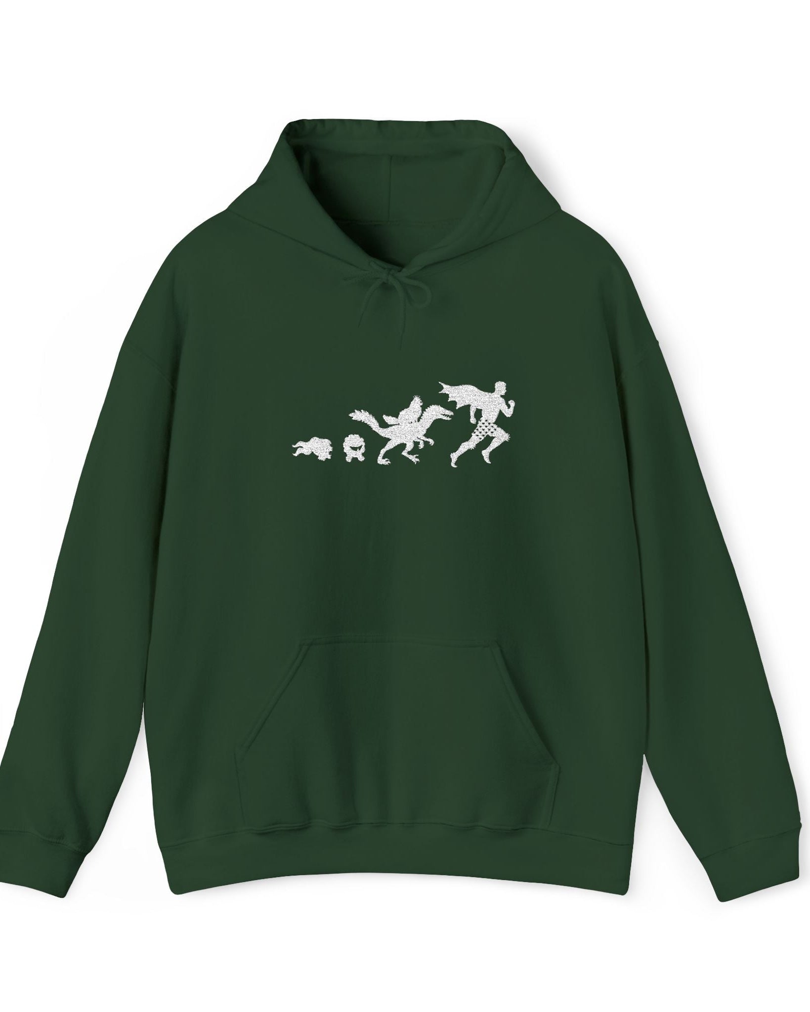 Silhouettes Embroidered Hoodie