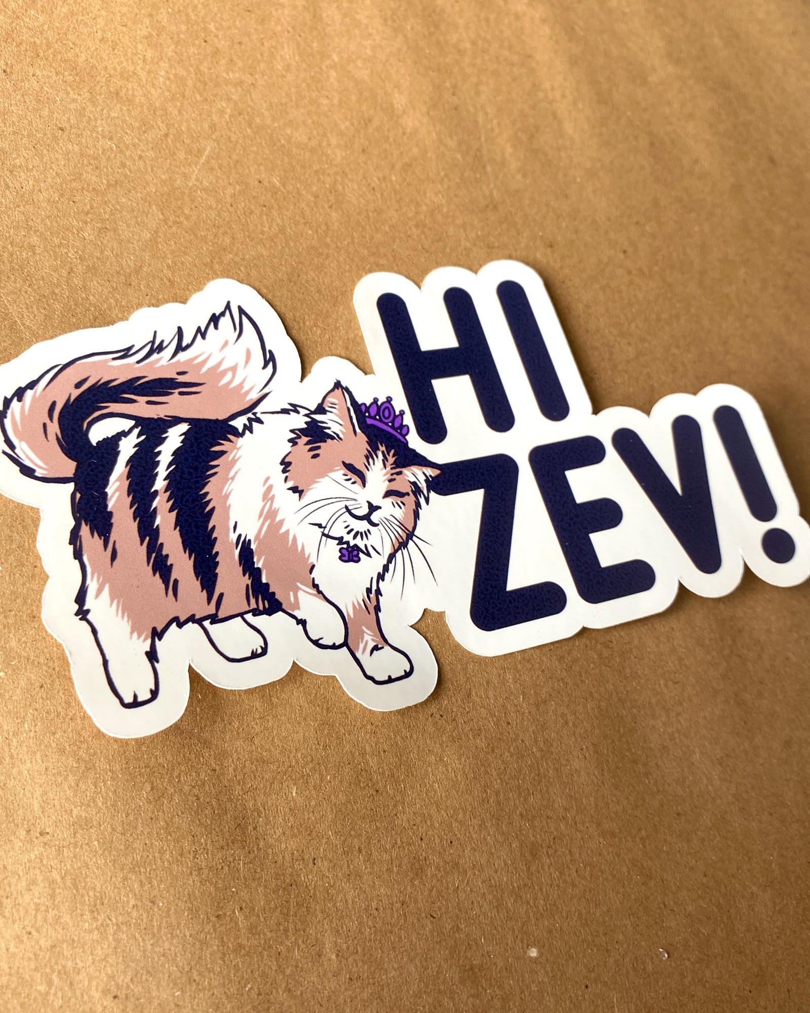 Hi Zev! and Hi Donut! Stickers