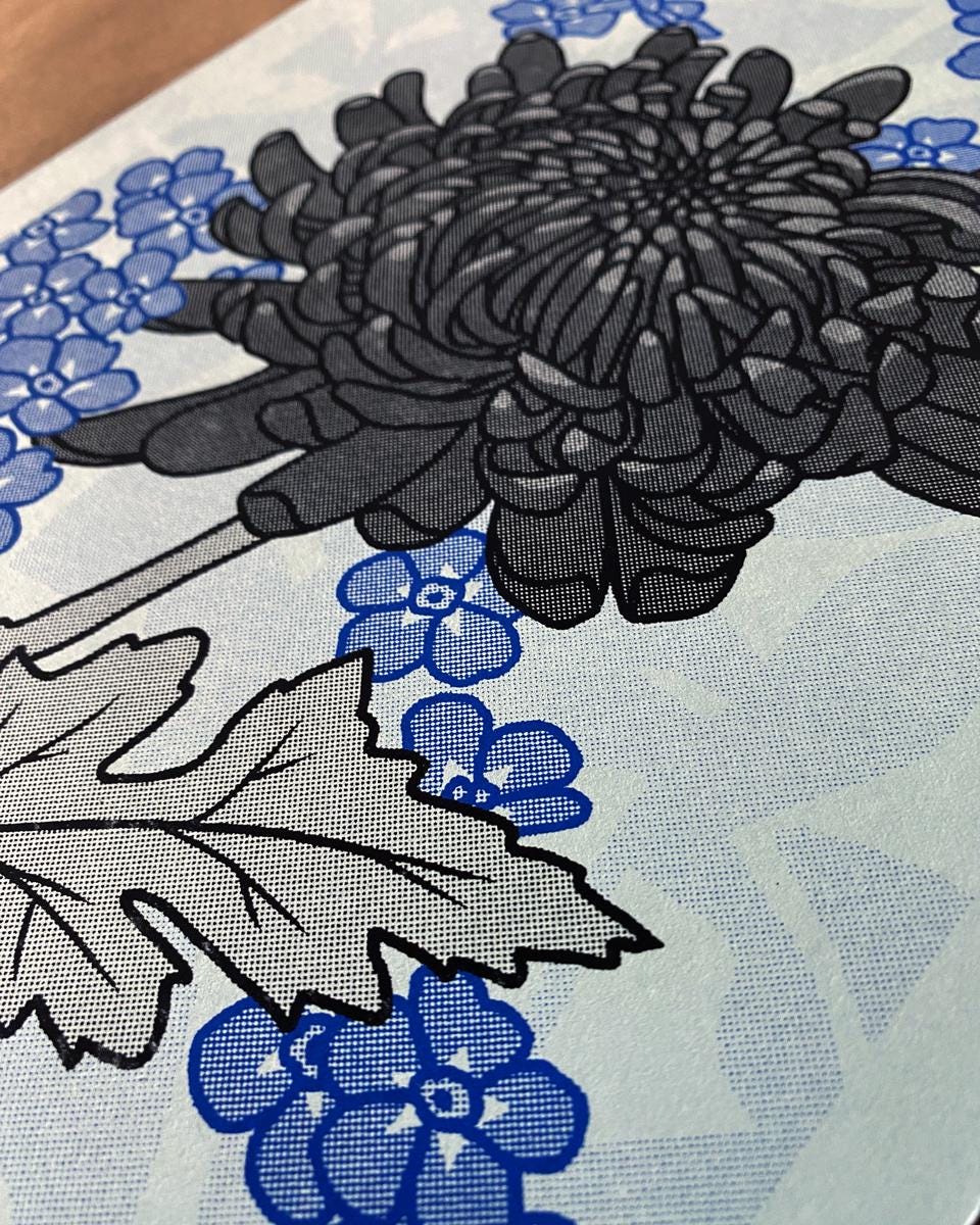 "Forget-Me-Not" Limited-Edition Screen Print