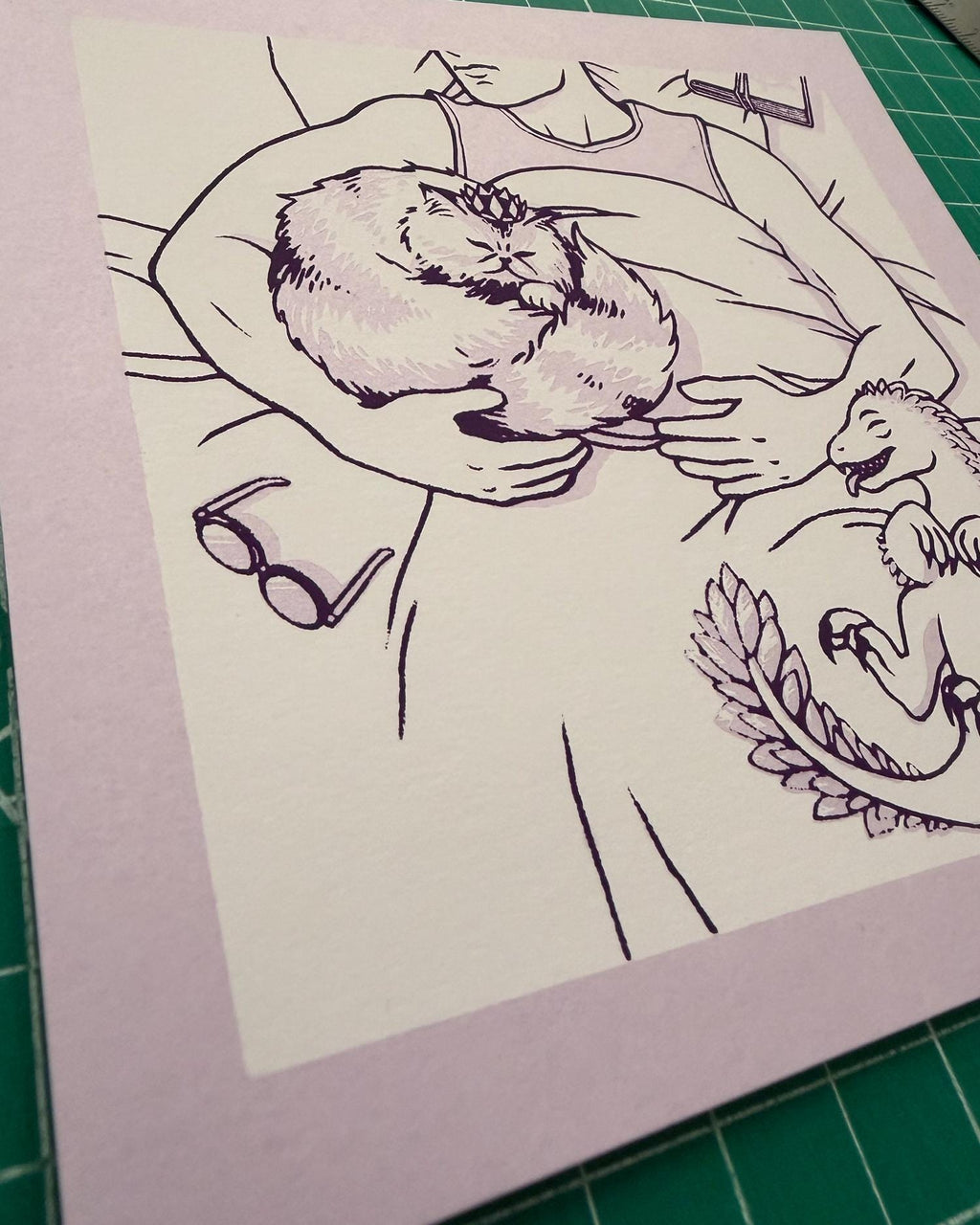 "Long Rest" Screen Print