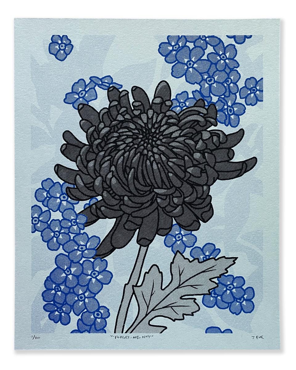 "Forget-Me-Not" Limited-Edition Screen Print