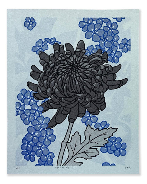 "Forget-Me-Not" Limited-Edition Screen Print