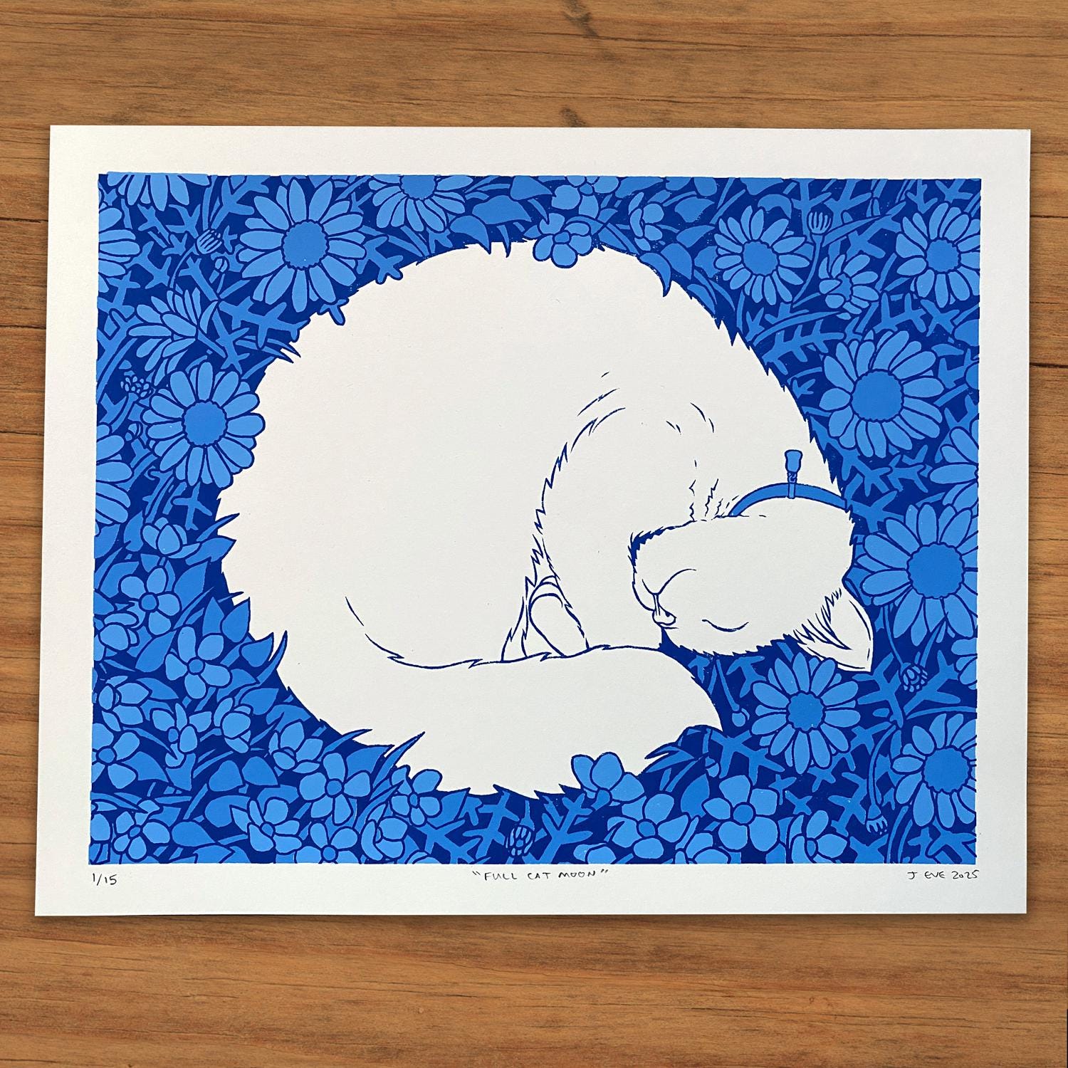 "Full Cat Moon" Limited-Edition Screen Print