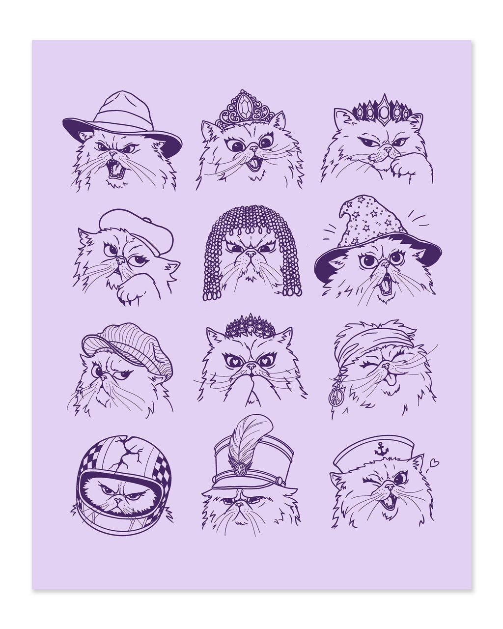 "Donut's Hats" Screen Print