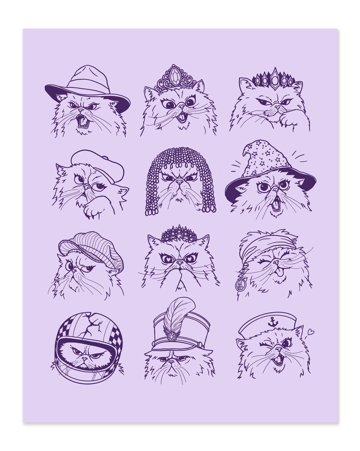 "Donut's Hats" Screen Print