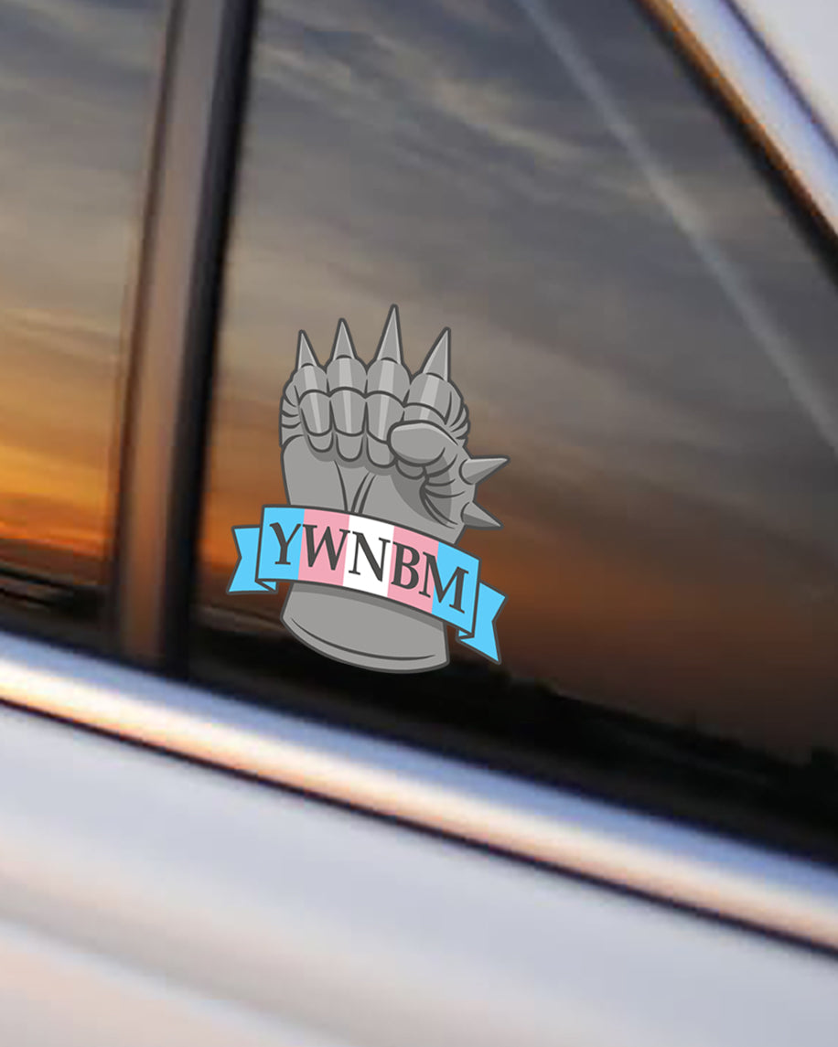 YWNBM Trans Pride Fundraiser Decal