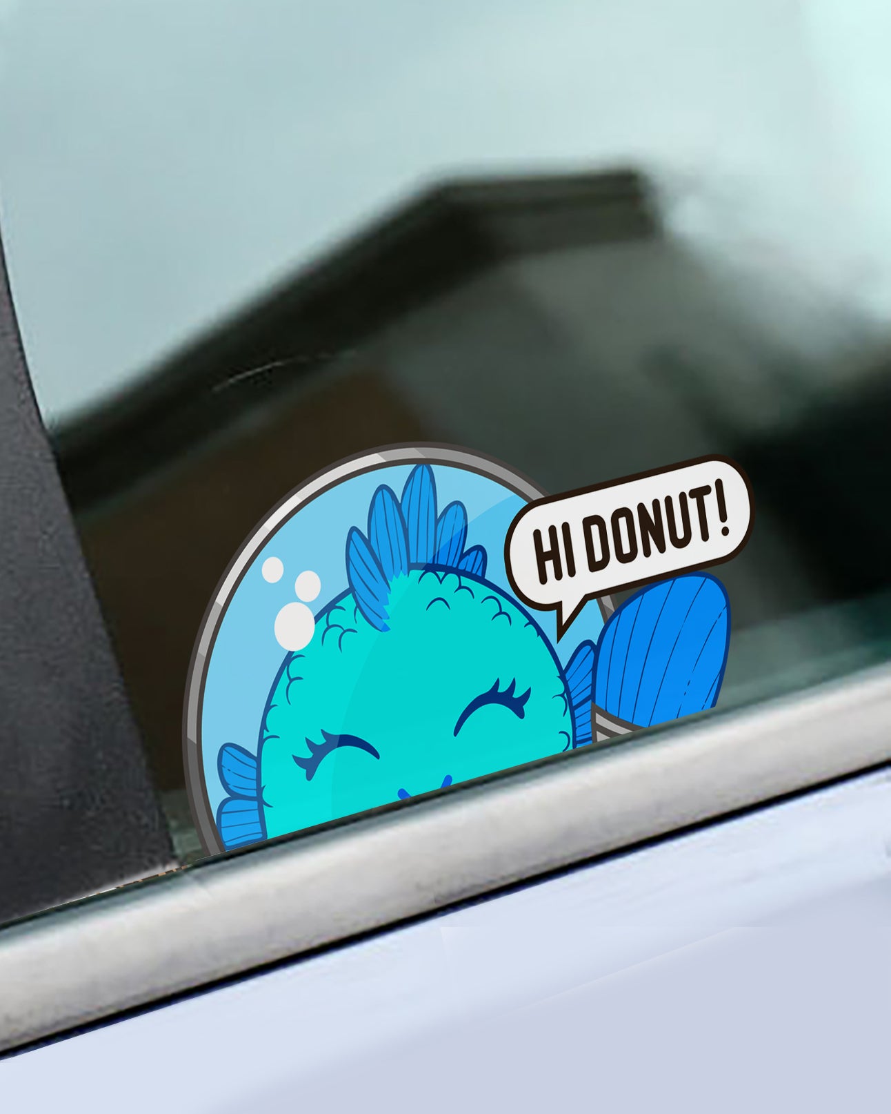 Hi Donut! Decal (Color)