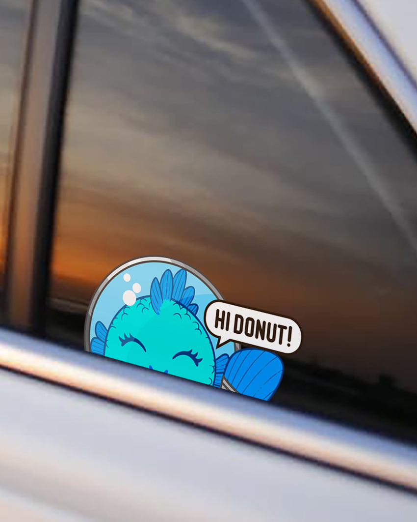 Hi Donut! Decal (Color)