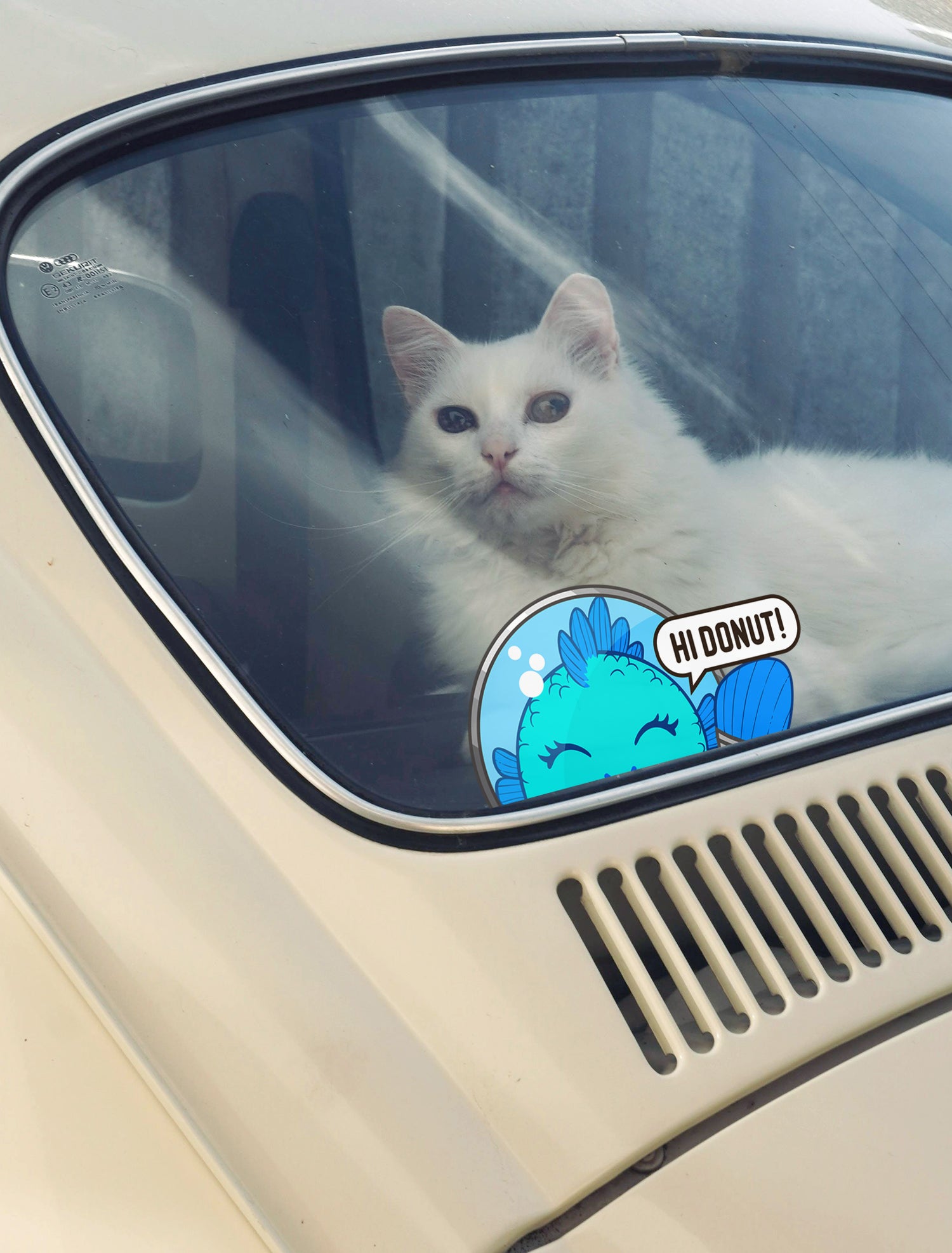 Hi Donut! Decal (Color)
