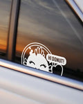 Hi Donut! Decal (White)