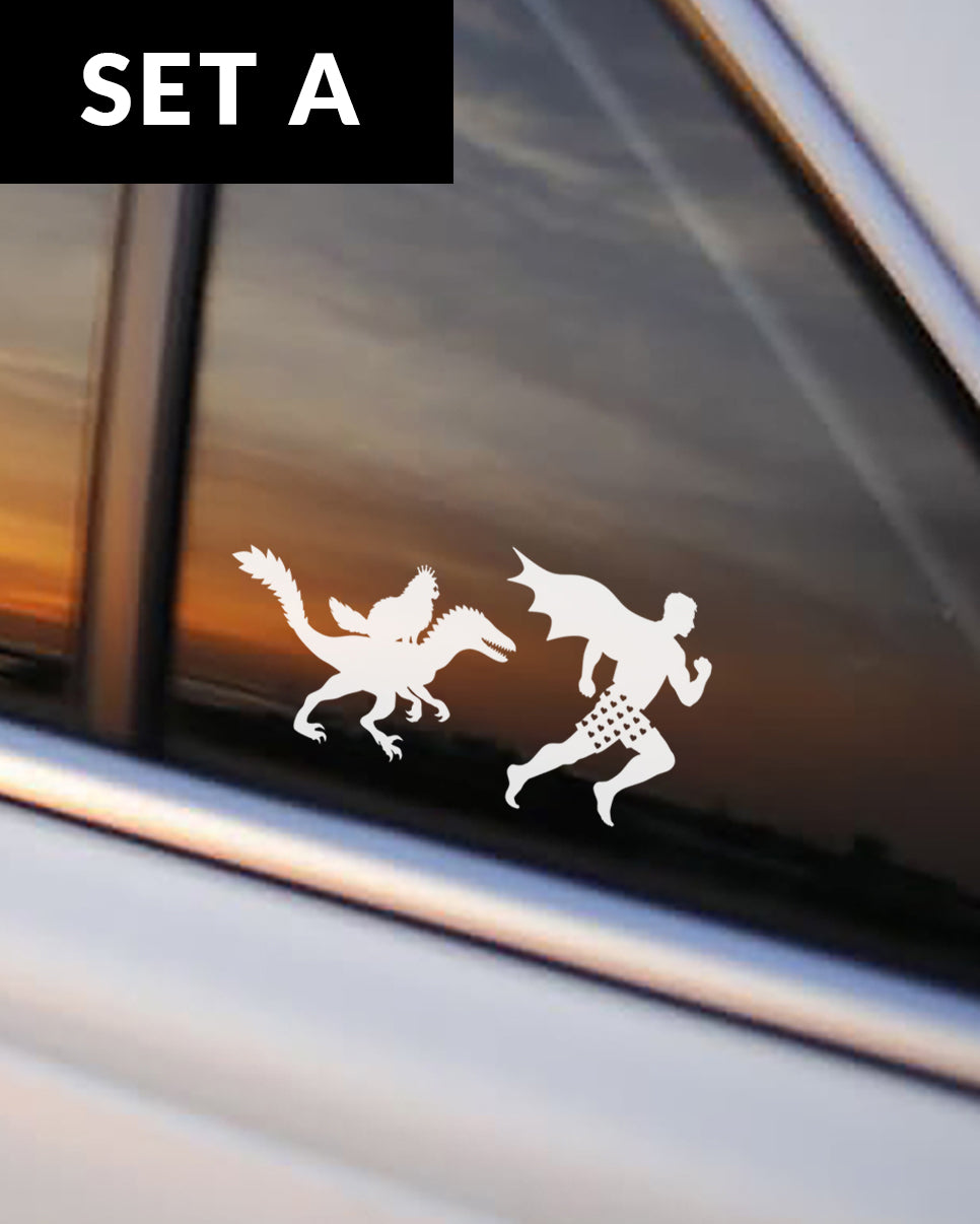 Silhouettes Decal (White)