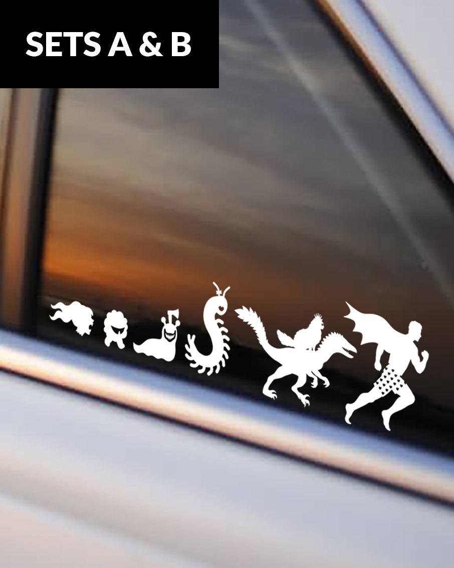 Silhouettes Decal (White)