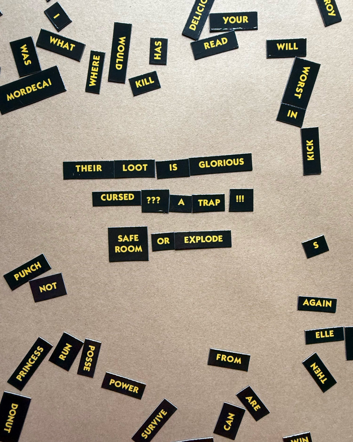 Fridge Poetry