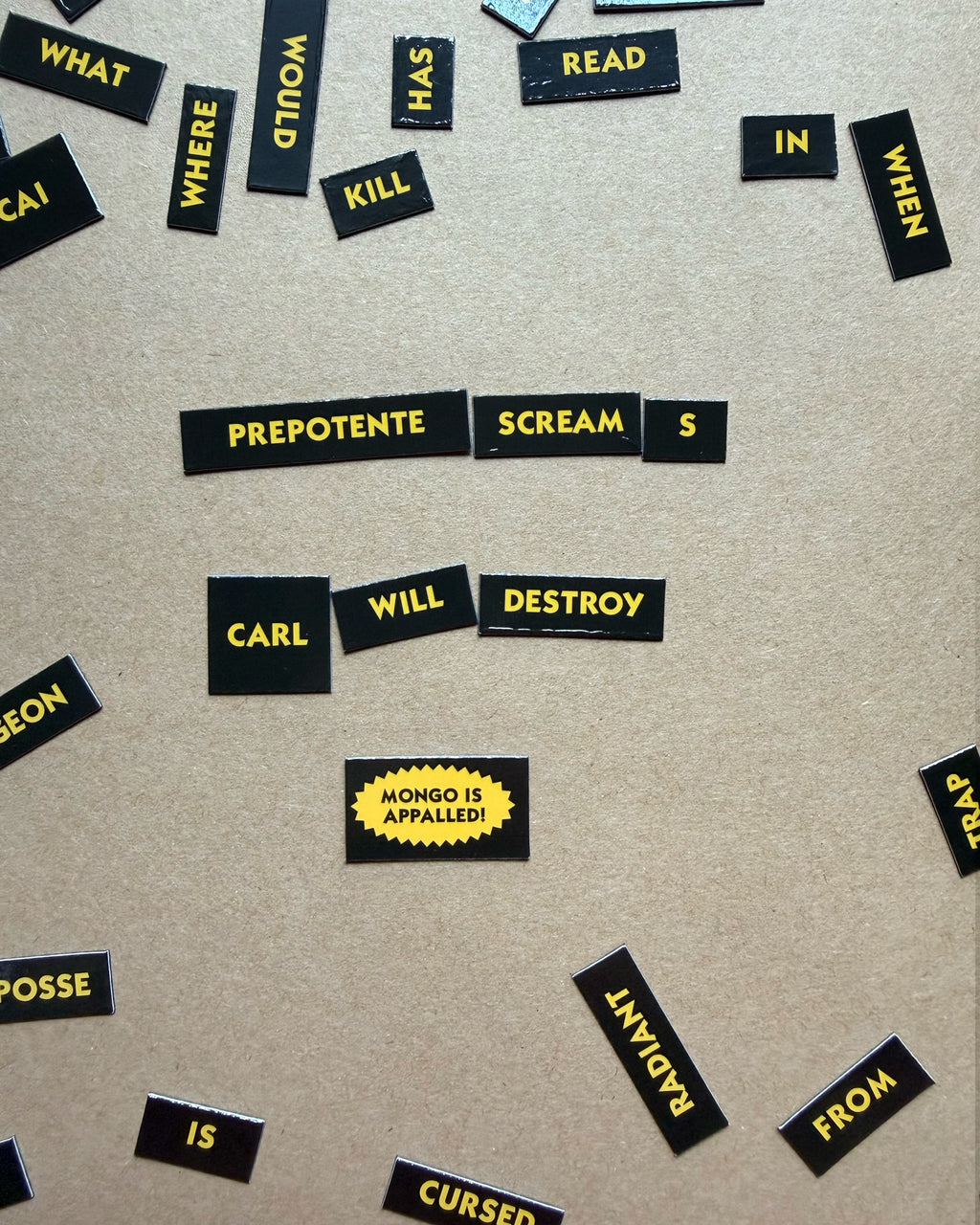 Fridge Poetry