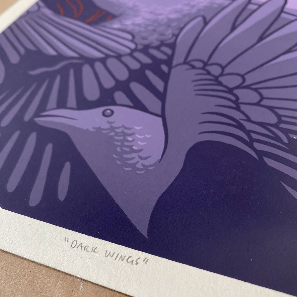 "Dark Wings" Limited-Edition Screen Prints
