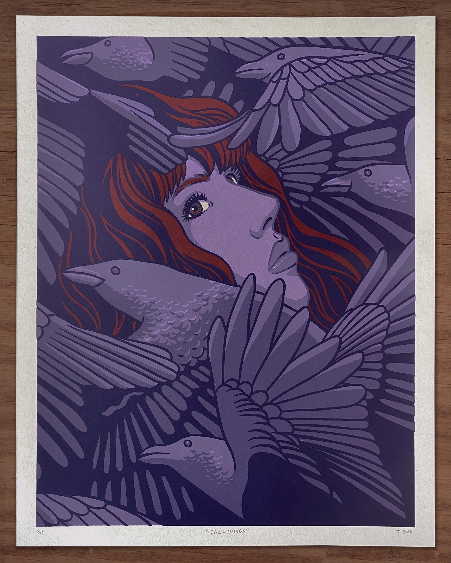 "Dark Wings" Limited-Edition Screen Prints