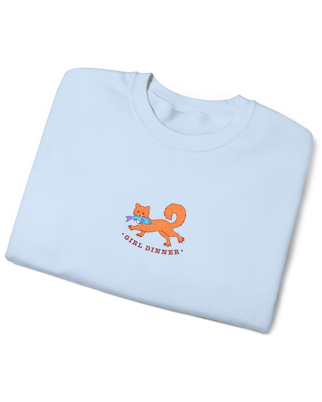 Girl Dinner Embroidered Sweatshirt