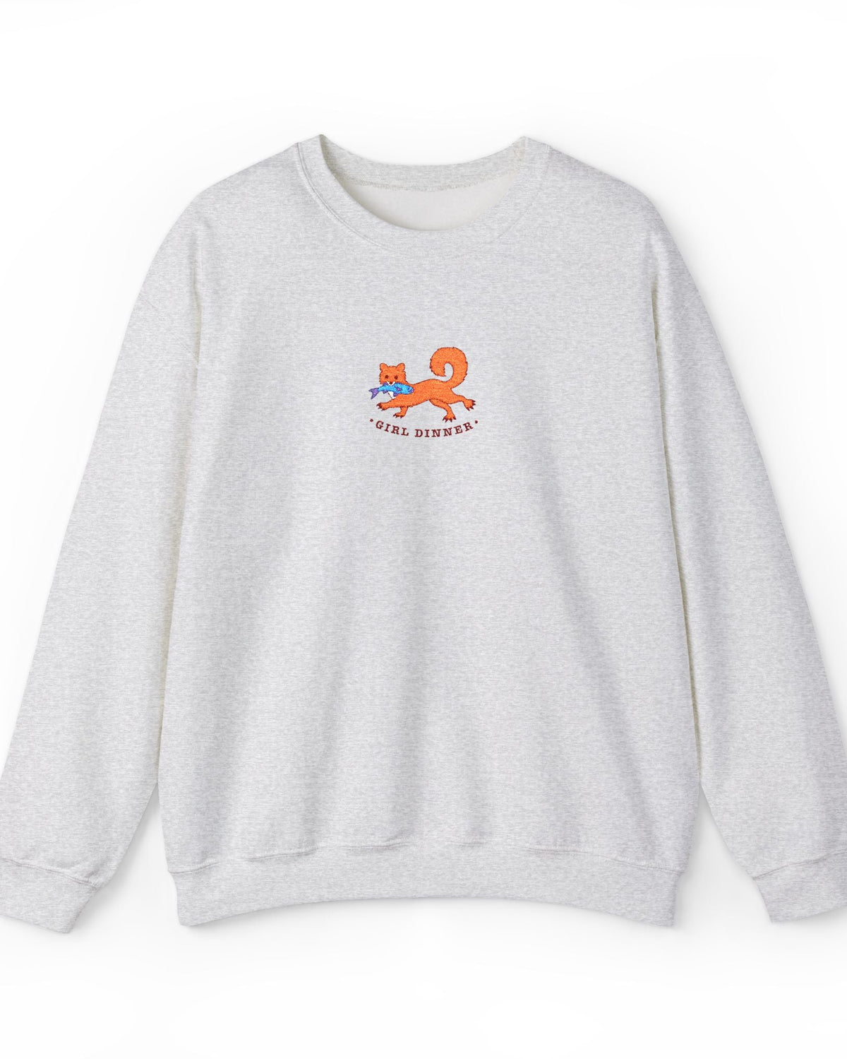 Girl Dinner Embroidered Sweatshirt