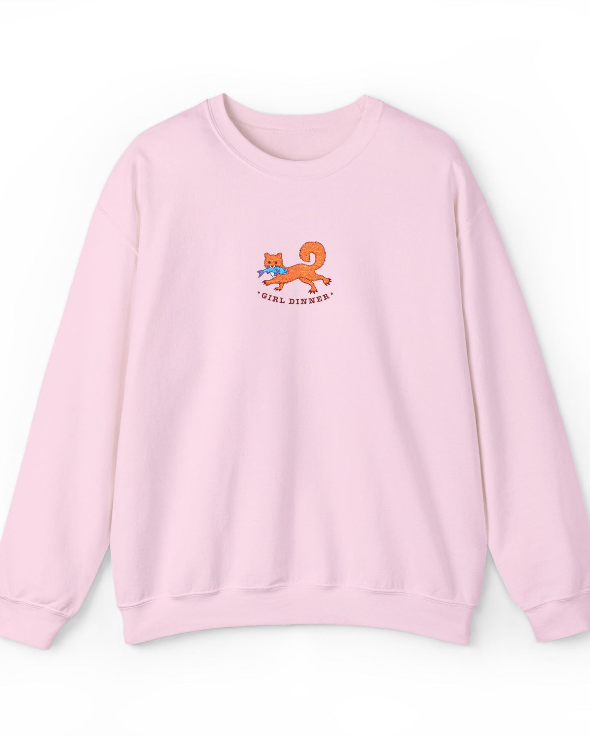 Girl Dinner Embroidered Sweatshirt
