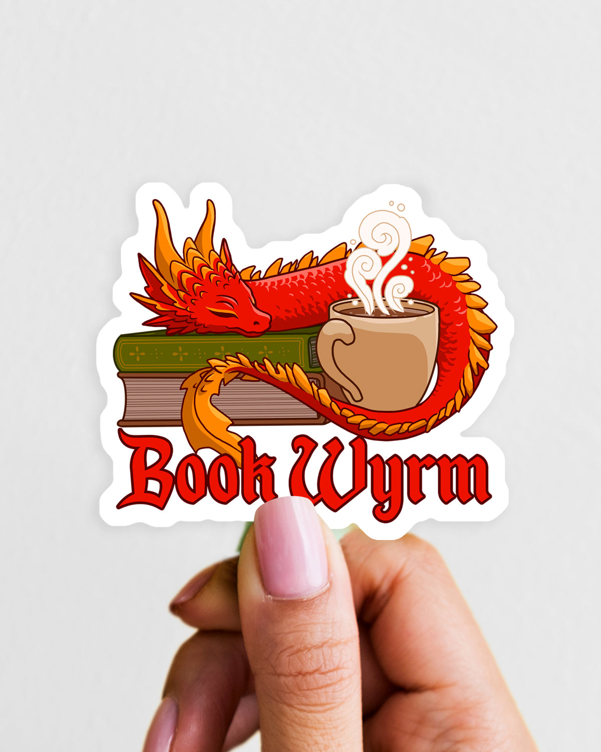 Book Wyrm Sticker