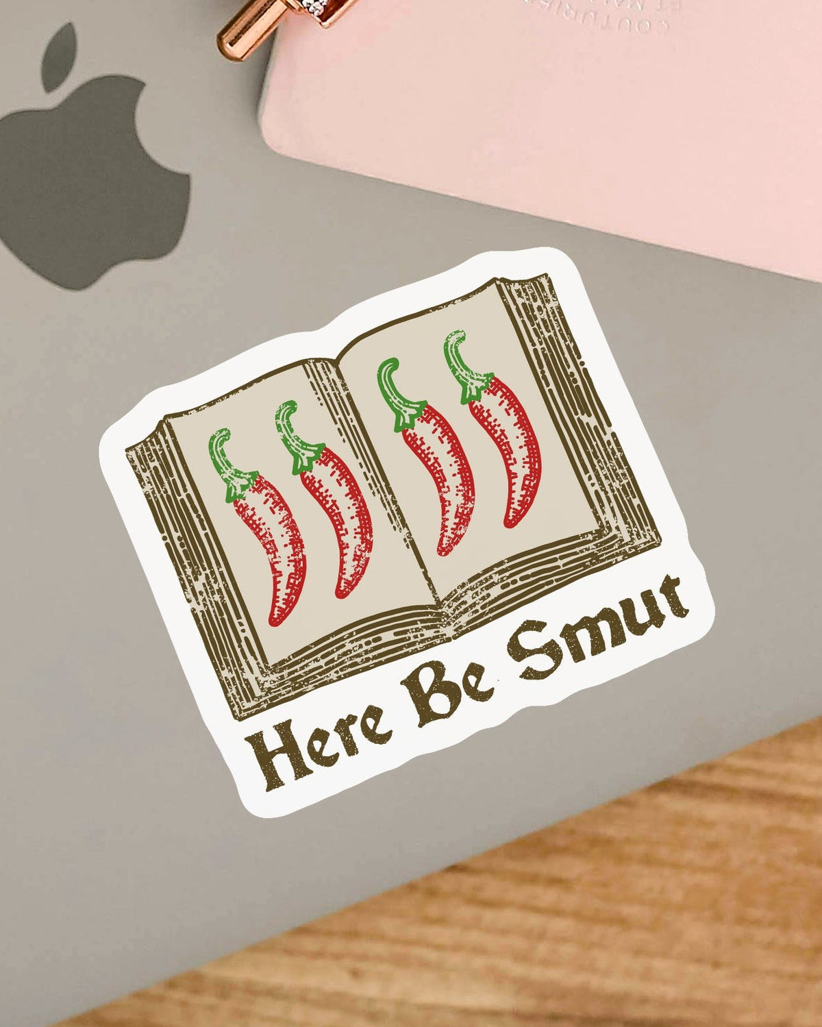Here Be Smut Sticker